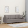 Sofá de 3 plazas con cojines tela gris taupe 180 cm de , Sofás - Ref: Foro24-3200924, Precio: 295,95 €, Descuento: %