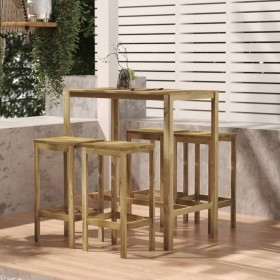 Garden bar set 5 pieces impregnated pine wood by , Garden sets - Ref: Foro24-3096642, Price: 145,99 €, Discount: %