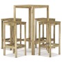 Garden bar set 5 pieces impregnated pine wood by , Garden sets - Ref: Foro24-3096640, Price: 140,35 €, Discount: %