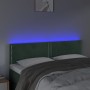 Dark gray velvet headboard with LED 144x5x78/88 cm by , Headboards and footboards - Ref: Foro24-3121523, Price: 58,03 €, Disc...