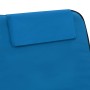 Folding beach mats 2 units steel and blue fabric by vidaXL, Loungers - Ref: Foro24-44327, Price: 49,28 €, Discount: %