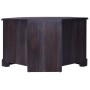 Solid mahogany corner TV cabinet light black 80x40x49 cm by , TV Furniture - Ref: Foro24-337860, Price: 150,96 €, Discount: %