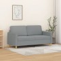 2-Sitzer-Sofa aus hellgrauem Stoff, 140 cm von , Sofas - Ref: Foro24-359478, Preis: 231,99 €, Rabatt: %