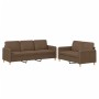 Sofagarnitur mit Kissen 2-teilig aus braunem Stoff von , Sofas - Ref: Foro24-3202121, Preis: 499,61 €, Rabatt: %