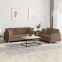 Sofagarnitur mit Kissen 2-teilig aus braunem Stoff von , Sofas - Ref: Foro24-3202137, Preis: 514,01 €, Rabatt: %