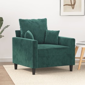 Dark green velvet armchair 60 cm by , Sofas - Ref: Foro24-359285, Price: 162,99 €, Discount: %