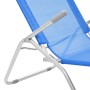 Folding sun loungers 2 units blue textilene by vidaXL, Loungers - Ref: Foro24-44337, Price: 95,14 €, Discount: %