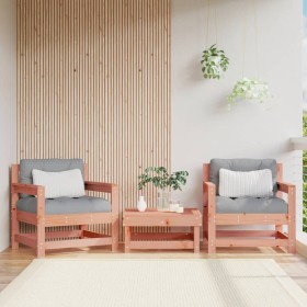 Douglas solid wood garden armchairs 2 units by , Modular outdoor sofas - Ref: Foro24-825497, Price: 131,99 €, Discount: %