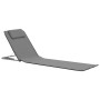 Estera de playa plegable 2 unidades acero y tela gris de vidaXL, Tumbonas - Ref: Foro24-44330, Precio: 53,65 €, Descuento: %