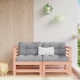 Garten-Ecksofas 2 Stück Massivholz Douglasie von , Modulare Sofas für den Außenbereich - Ref: Foro24-825637, Preis: 131,39 €,...