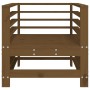 Garden armchairs 2 units solid honey brown pine wood by , Modular outdoor sofas - Ref: Foro24-825628, Price: 174,99 €, Discou...