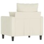 Cream velvet armchair 60 cm by , Sofas - Ref: Foro24-359291, Price: 172,29 €, Discount: %