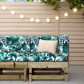 Garden corner sofa impregnated solid wood by , Modular outdoor sofas - Ref: Foro24-825372, Price: 62,99 €, Discount: %