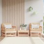 Garden armchairs 2 units solid pine wood by , Modular outdoor sofas - Ref: Foro24-825387, Price: 90,27 €, Discount: %