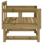 Garden armchairs 2 units impregnated pine wood by , Modular outdoor sofas - Ref: Foro24-825393, Price: 87,65 €, Discount: %