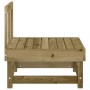 Central garden sofa impregnated solid wood by , Modular outdoor sofas - Ref: Foro24-825379, Price: 59,99 €, Discount: %