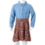 Navy blue and denim long-sleeved children's dress 128 by , Children's dresses - Ref: Foro24-14122, Price: 16,94 €, Discount: %