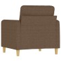 Sillón de tela marrón 60 cm de , Sofás - Ref: Foro24-359465, Precio: 160,99 €, Descuento: %