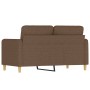 2-Sitzer-Sofa aus braunem Stoff, 120 cm von , Sofas - Ref: Foro24-359473, Preis: 222,99 €, Rabatt: %