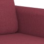 2-Sitzer-Sofa aus rotem Stoff, 140 cm von , Sofas - Ref: Foro24-359484, Preis: 202,99 €, Rabatt: %