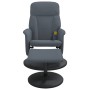 Sillón reclinable masaje con reposapiés terciopelo gris oscuro de , Sillones - Ref: Foro24-356701, Precio: 163,36 €, Descuent...