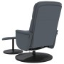 Sillón reclinable masaje con reposapiés terciopelo gris oscuro de , Sillones - Ref: Foro24-356701, Precio: 163,36 €, Descuent...