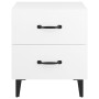 White nightstand 40x35x47.5 cm by vidaXL, Nightstands - Ref: Foro24-811988, Price: 45,57 €, Discount: %