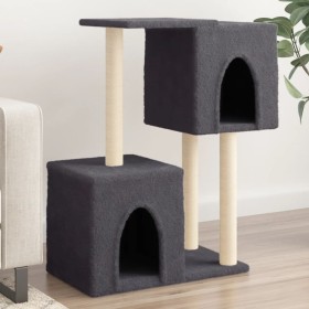 Cat scratching post with dark gray sisal posts 86 cm by , Cat furniture - Ref: Foro24-172102, Price: 37,96 €, Discount: %