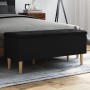 Black engineered wood storage bench 102x42x46 cm by , Benches for halls and storage - Ref: Foro24-835083, Price: 100,59 €, Di...