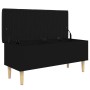 Black engineered wood storage bench 102x42x46 cm by , Benches for halls and storage - Ref: Foro24-835083, Price: 94,99 €, Dis...