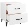 White nightstand 40x35x47.5 cm by vidaXL, Nightstands - Ref: Foro24-811988, Price: 45,57 €, Discount: %