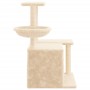 Rascador para gatos con postes de sisal color crema 83 cm de , Mobiliario para gatos - Ref: Foro24-172109, Precio: 36,26 €, D...