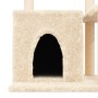 Rascador para gatos con postes de sisal color crema 83 cm de , Mobiliario para gatos - Ref: Foro24-172109, Precio: 36,26 €, D...