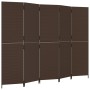 5-panel screen, brown synthetic rattan by , Room dividers - Ref: Foro24-365349, Price: 222,25 €, Discount: %