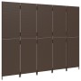 5-panel screen, brown synthetic rattan by , Room dividers - Ref: Foro24-365349, Price: 222,25 €, Discount: %