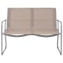 Garden furniture set 4 pieces taupe fabric and steel by vidaXL, Garden sets - Ref: Foro24-44354, Price: 167,36 €, Discount: %