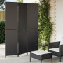 3-panel black synthetic rattan screen by , Room dividers - Ref: Foro24-365356, Price: 125,44 €, Discount: %