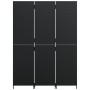 3-panel black synthetic rattan screen by , Room dividers - Ref: Foro24-365356, Price: 125,44 €, Discount: %