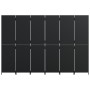 6-panel black synthetic rattan screen by , Room dividers - Ref: Foro24-365368, Price: 289,95 €, Discount: %