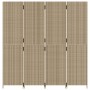 4 panel beige synthetic rattan screen by , Room dividers - Ref: Foro24-365363, Price: 225,37 €, Discount: %