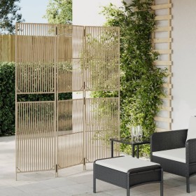 3-teiliger beigefarbener Sichtschutz aus synthetischem Rattan von , Raumteiler - Ref: Foro24-365375, Preis: 104,99 €, Rabatt: %