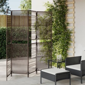 Brown synthetic rattan 4-panel screen by , Room dividers - Ref: Foro24-365377, Price: 124,99 €, Discount: %