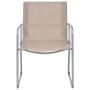 Garden furniture set 4 pieces taupe fabric and steel by vidaXL, Garden sets - Ref: Foro24-44354, Price: 167,36 €, Discount: %