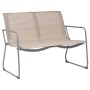 Garden furniture set 4 pieces cream fabric and steel by vidaXL, Garden sets - Ref: Foro24-44353, Price: 151,56 €, Discount: %