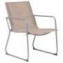 Garden furniture set 4 pieces taupe fabric and steel by vidaXL, Garden sets - Ref: Foro24-44354, Price: 167,36 €, Discount: %