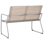 Garden furniture set 4 pieces cream fabric and steel by vidaXL, Garden sets - Ref: Foro24-44353, Price: 151,56 €, Discount: %