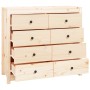 Solid pine wood auxiliary cabinet 100x40x90 cm by , Sideboards - Ref: Foro24-821769, Price: 197,46 €, Discount: %