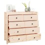 Solid pine wood auxiliary cabinet 100x40x90 cm by , Sideboards - Ref: Foro24-821769, Price: 197,46 €, Discount: %