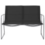 Garden furniture set 4 pieces black fabric and steel by vidaXL, Garden sets - Ref: Foro24-44352, Price: 151,56 €, Discount: %