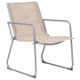 Garden furniture set 4 pieces cream fabric and steel by vidaXL, Garden sets - Ref: Foro24-44353, Price: 151,56 €, Discount: %